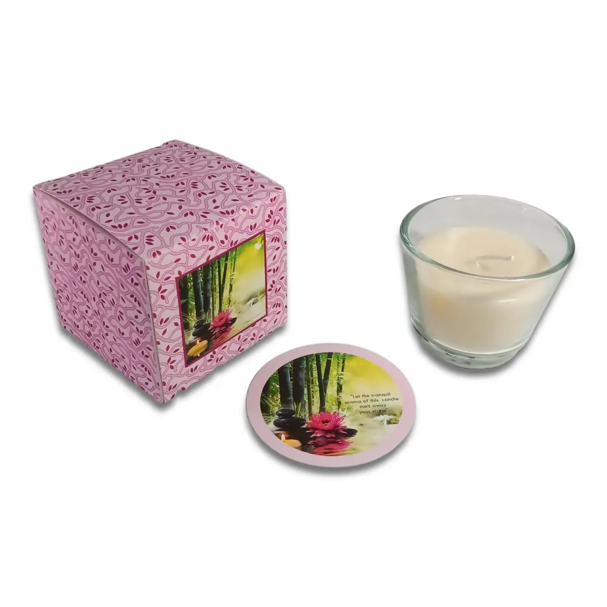 Jaygee GSpa Red Bamboo Premium Scented Jar Candle