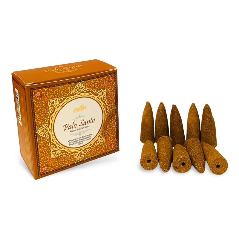 Purify Your Space with Jaygee Masala Backflow Cones - Palo Santo | Pack Of 10 Co