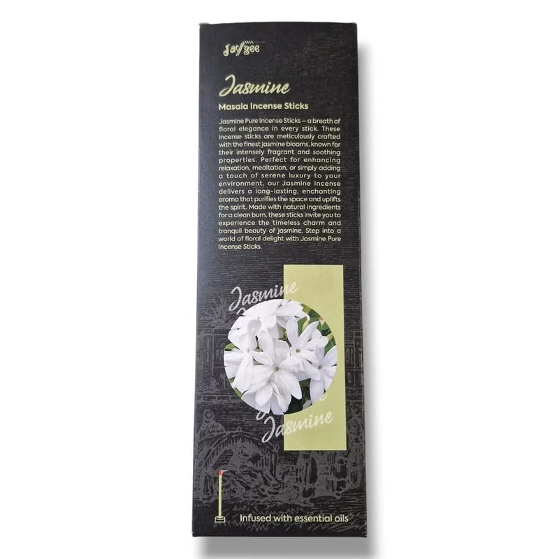 Jaygee's Jasmine Masala Incense - Sweet Vanilla Jasmine with Floral & Gourmand